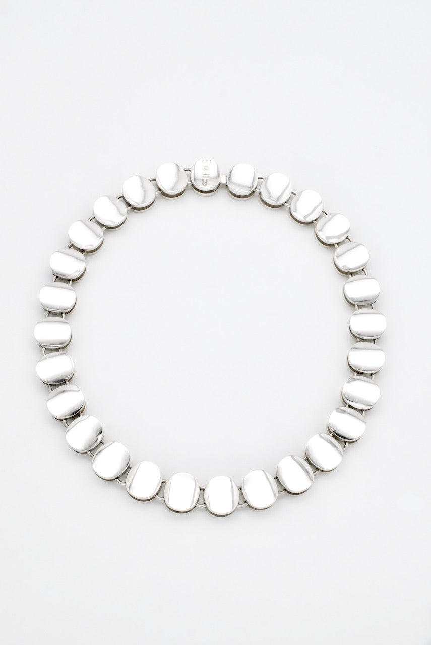 Vintage Georg Jensen Sterling Silver Dot Necklace - design 124 Nanna Ditzel