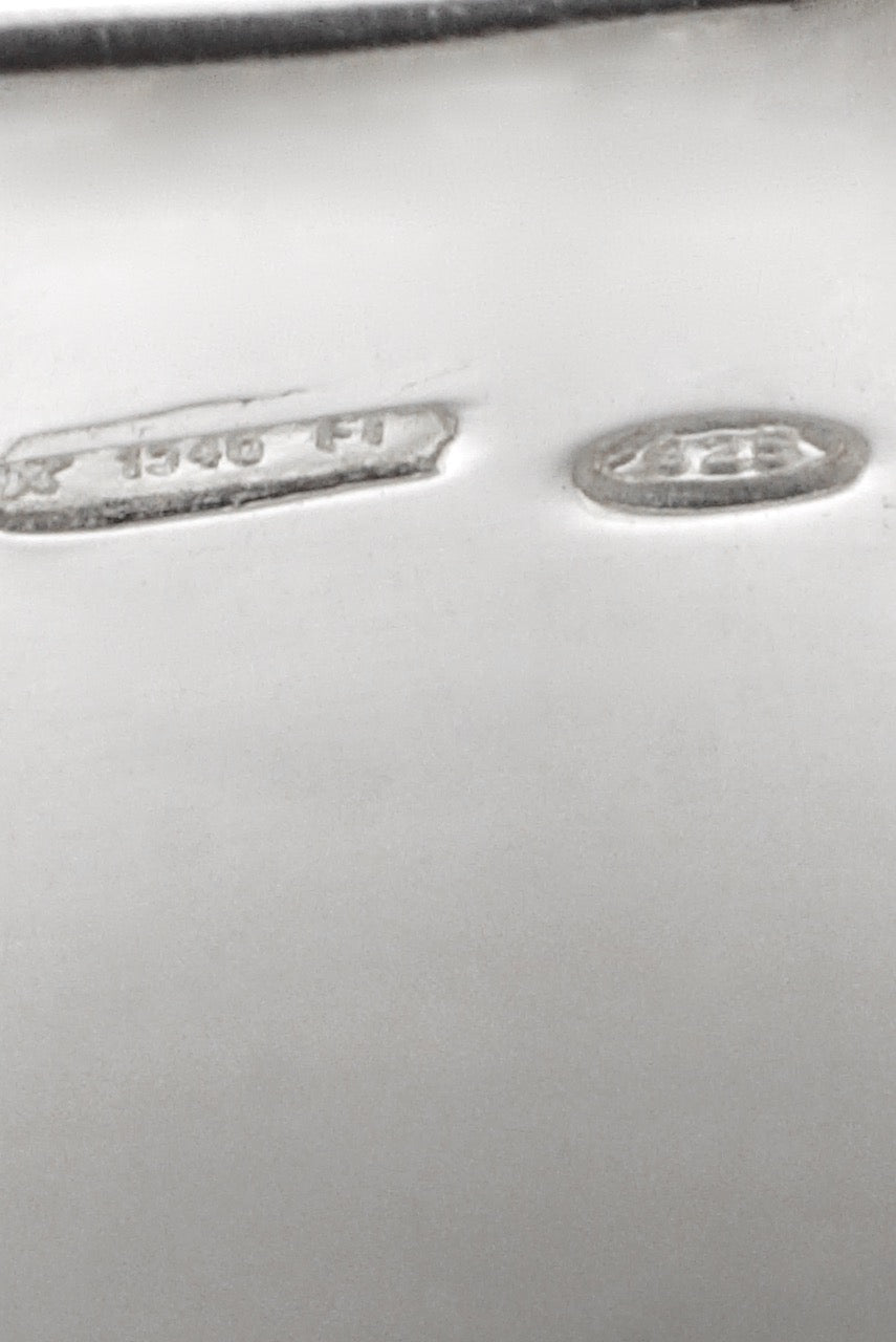 Vintage Gucci Sterling Silver Square Signet Ring