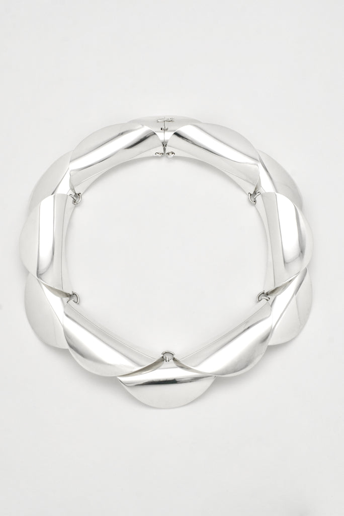 Vintage Georg Jensen Sterling Silver Lotus Necklace - Archive Nanna Ditzel Design 129