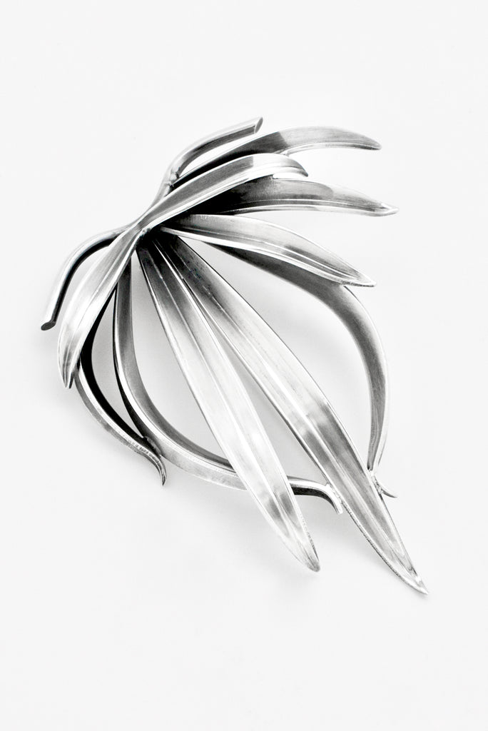 Vintage Sterling Silver Michelsen Grass Brooch - Gertrud Engel
