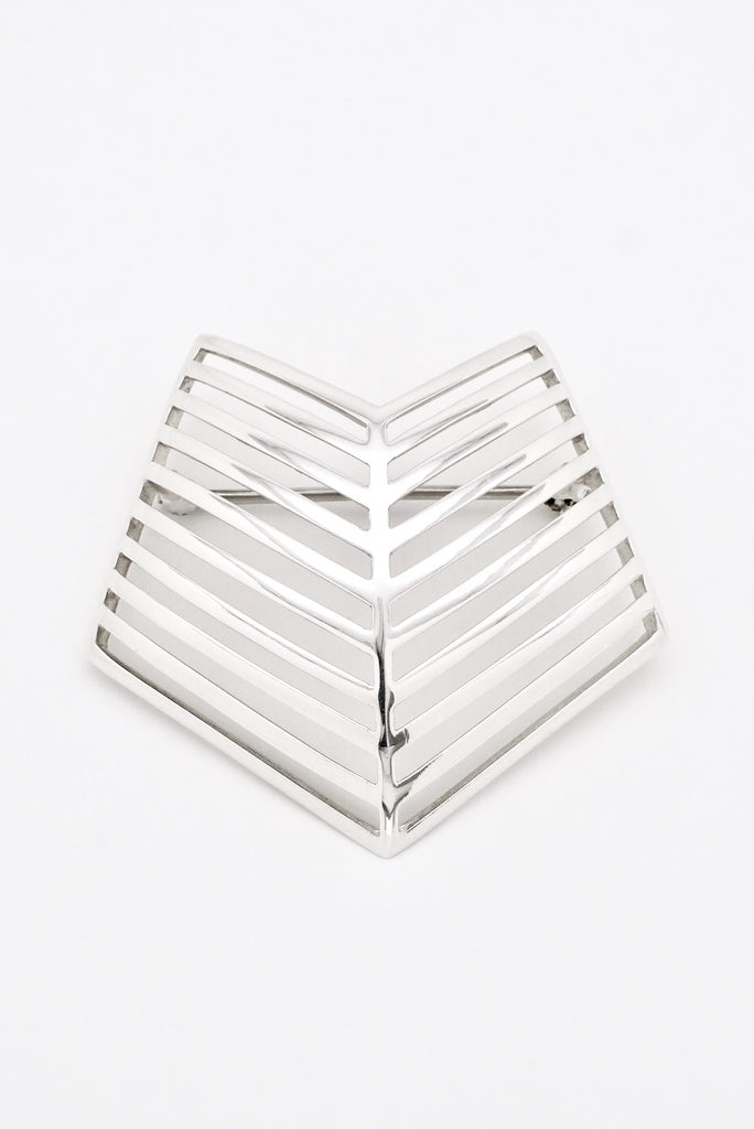 Vintage Georg Jensen Sterling Silver Grille Brooch - design 389 Nanna Ditzel