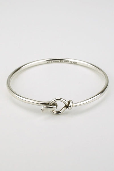 Vintage Georg Jensen Sterling silver loop bangle - design 212