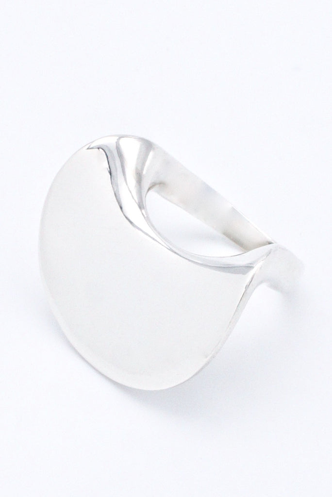 Vintage Georg Jensen Sterling Silver Folded Petal Ring - Design 92