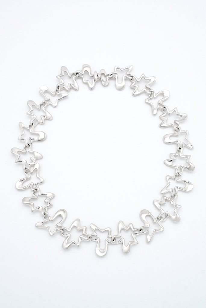 Vintage Georg Jensen Sterling "Splash" Necklace - design 88B Henning Koppel