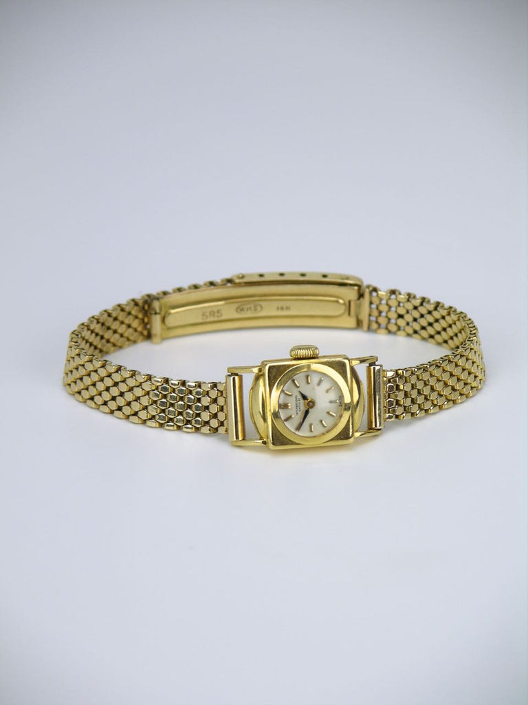 International Watch Company 14k yellow gold bracelet watch