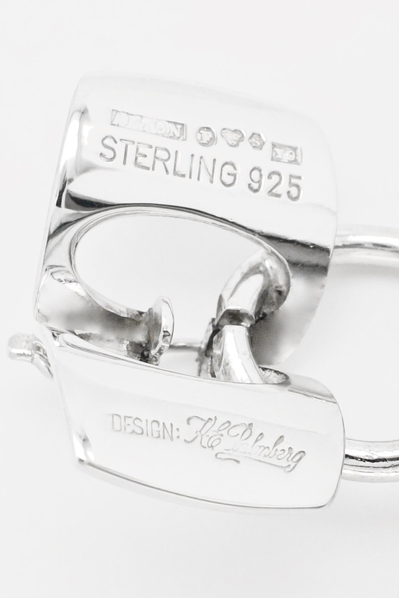 Vintage Swedish Sterling Silver Link Bracelet Alton 1970s