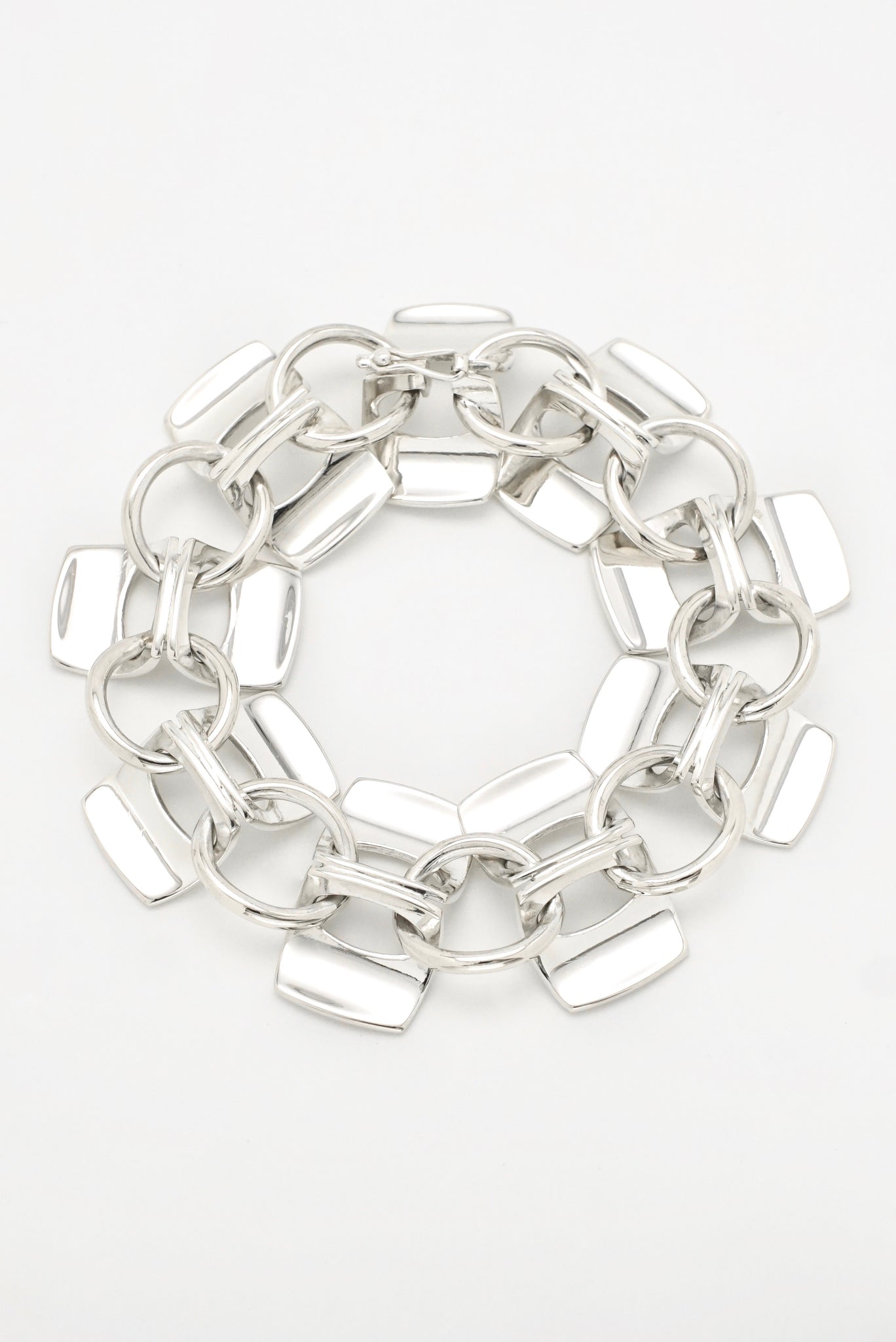Vintage Swedish Sterling Silver Link Bracelet Alton 1970s