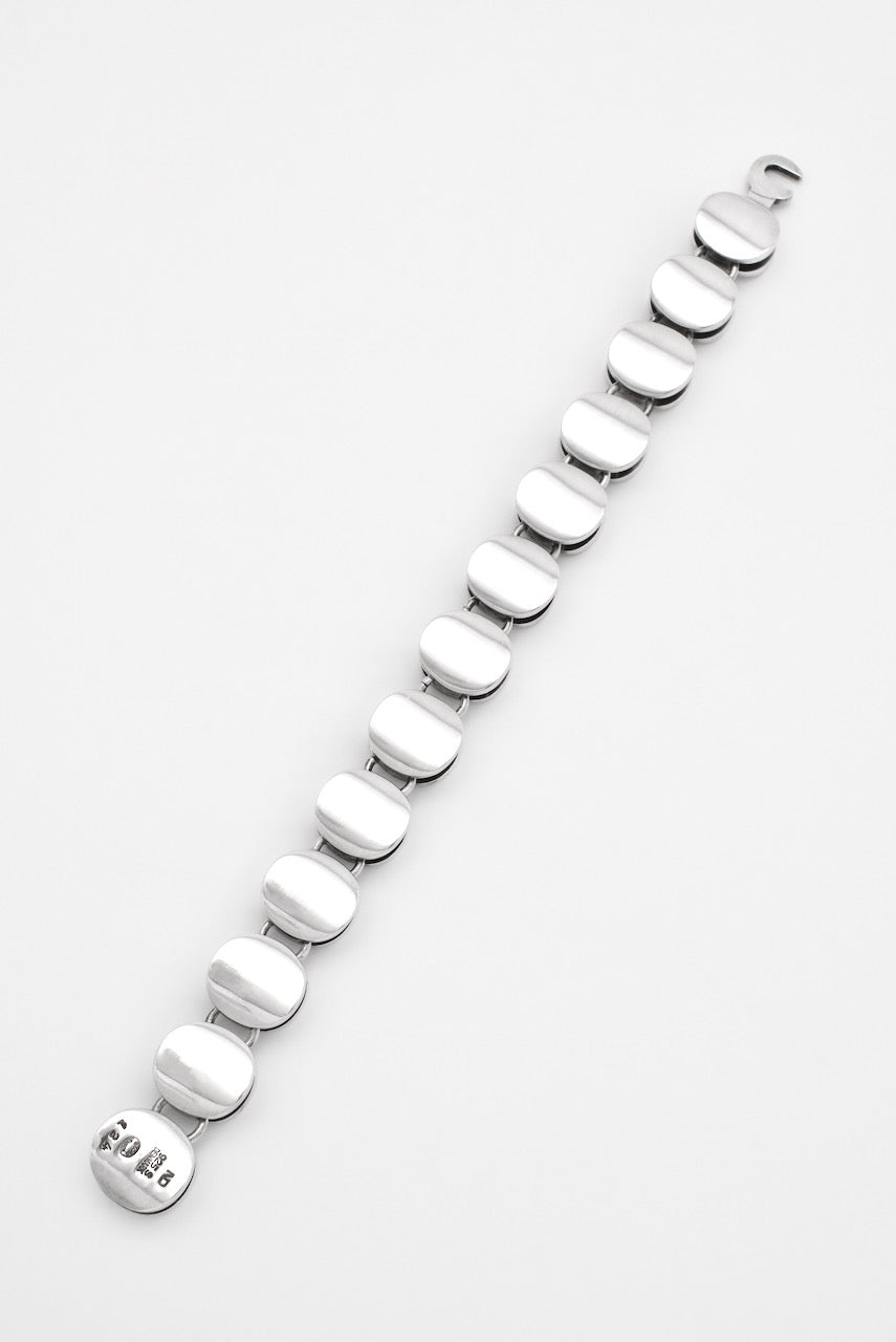 Vintage Georg Jensen Sterling Silver Dot Bracelet - design 124 Nanna Ditzel