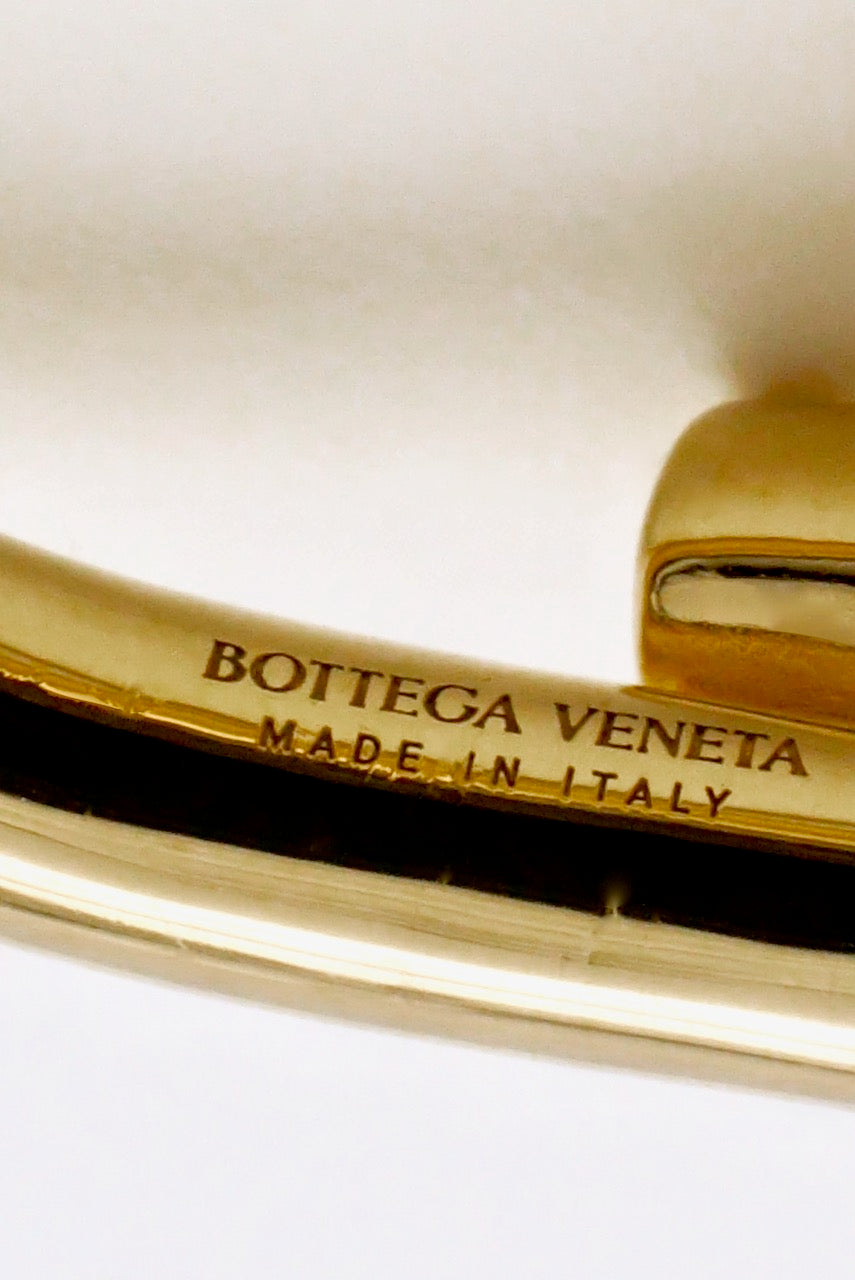 Vintage Bottega Veneta Gilt Sterling Silver Knot Ring