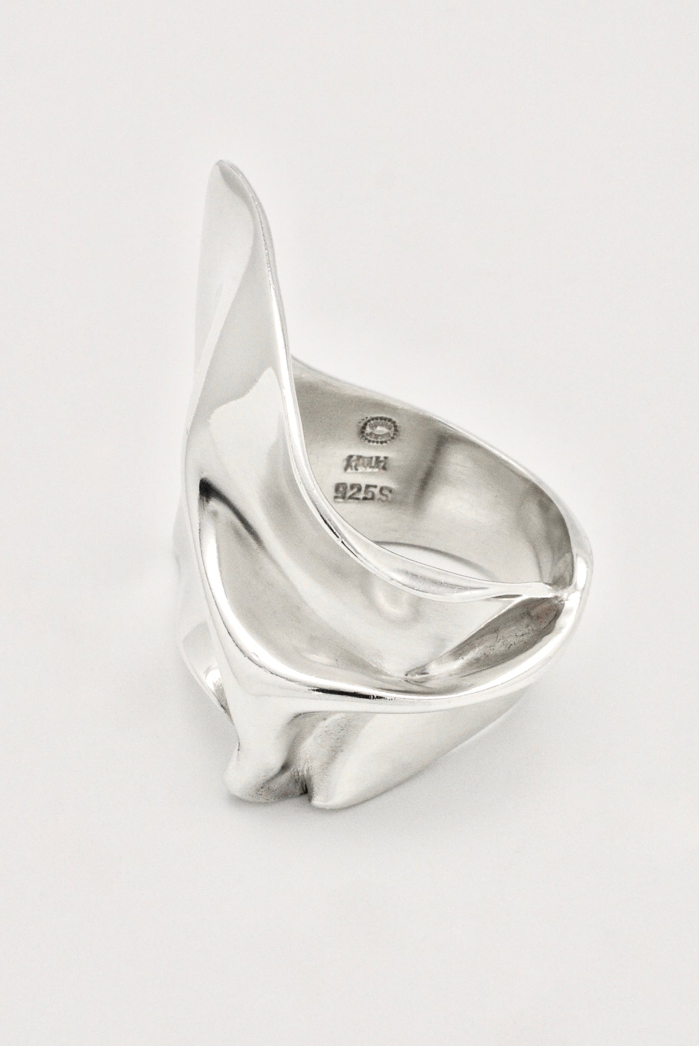 Vintage Georg Jensen Sterling Silver Abstract Ring - design Hans Hansen