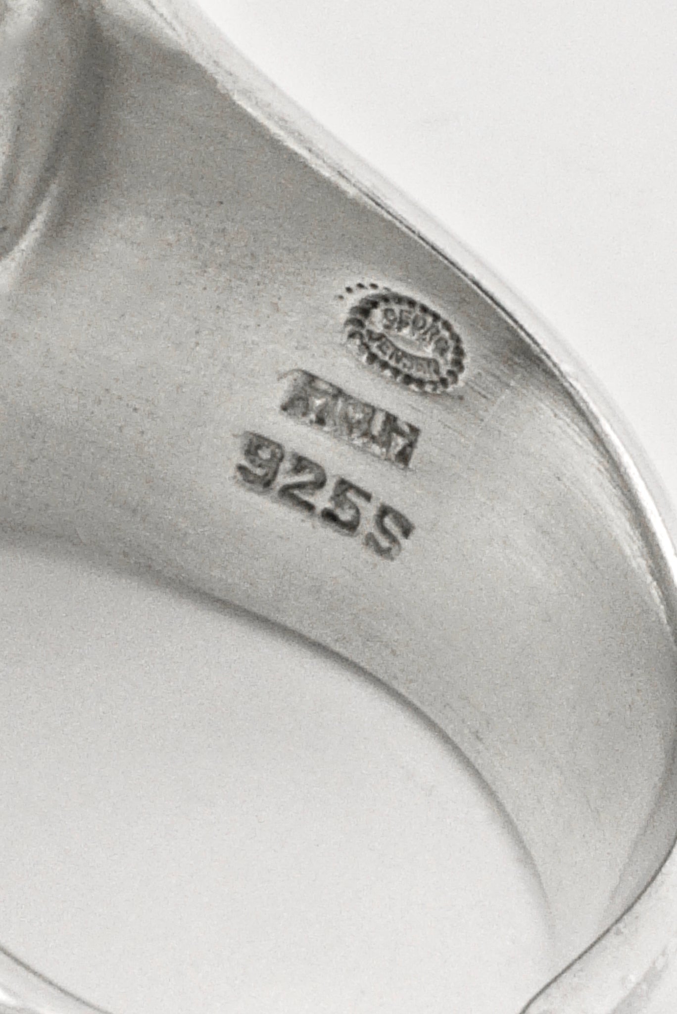 Vintage Georg Jensen Sterling Silver Abstract Ring - design Hans Hansen