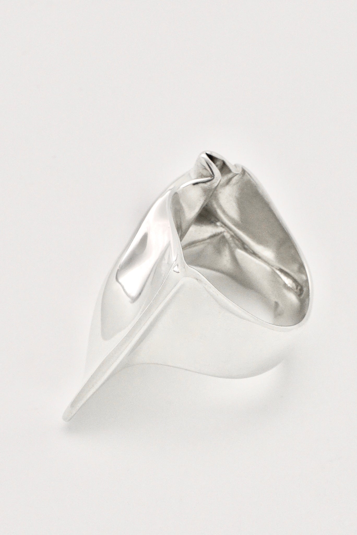 Vintage Georg Jensen Sterling Silver Abstract Ring - design Hans Hansen