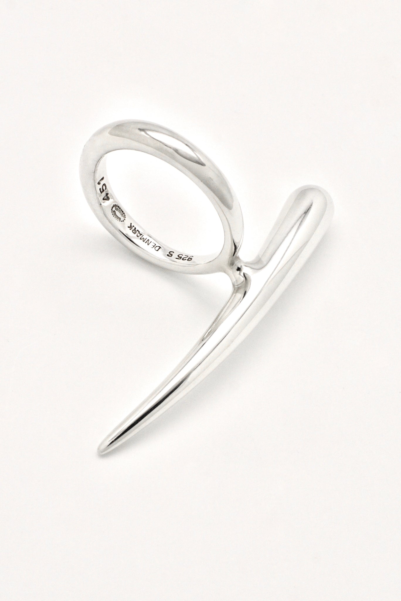 Vintage Georg Jensen Sterling Silver Uno Ring - design 451