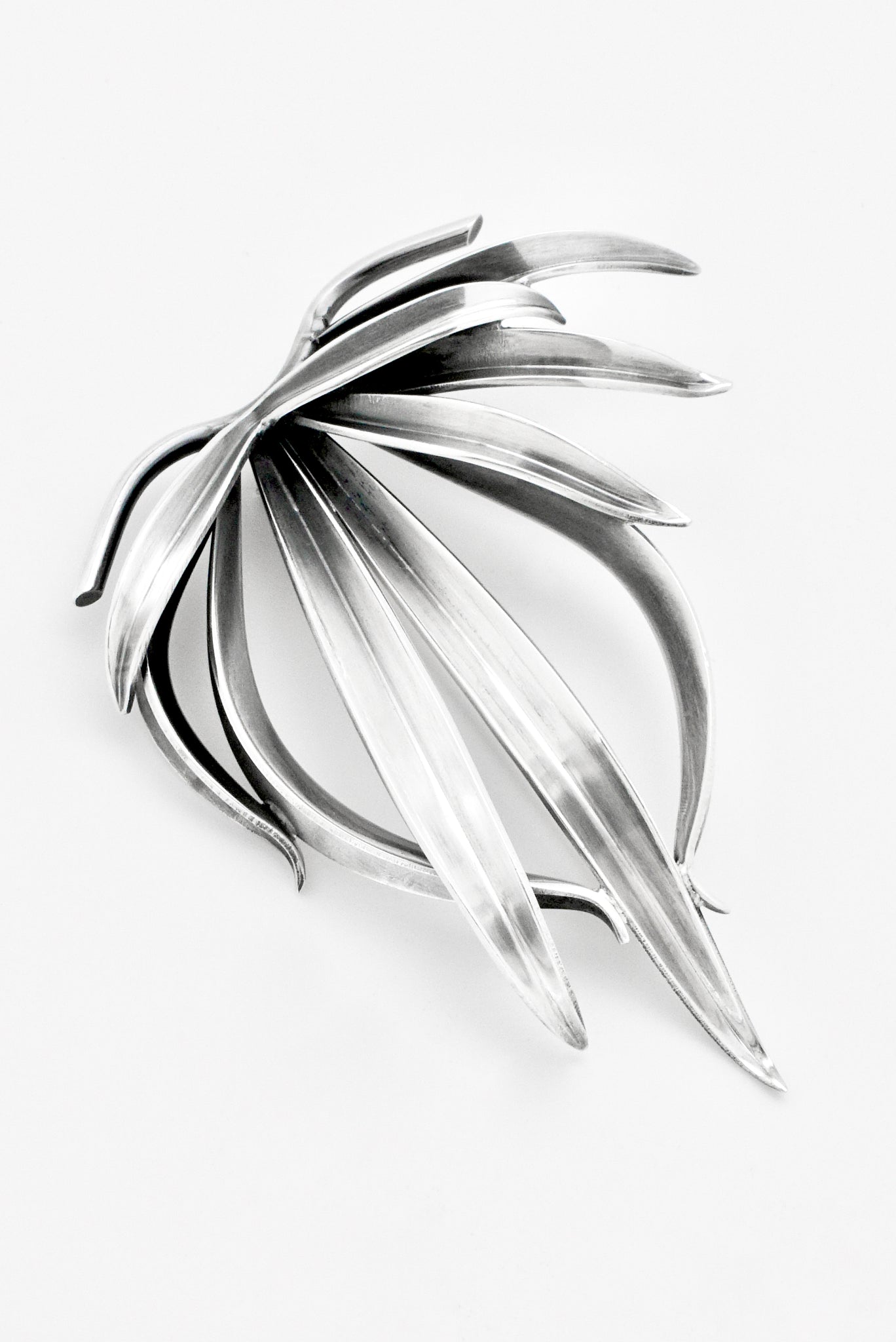 Vintage Sterling Silver Michelsen Grass Brooch - Gertrud Engel
