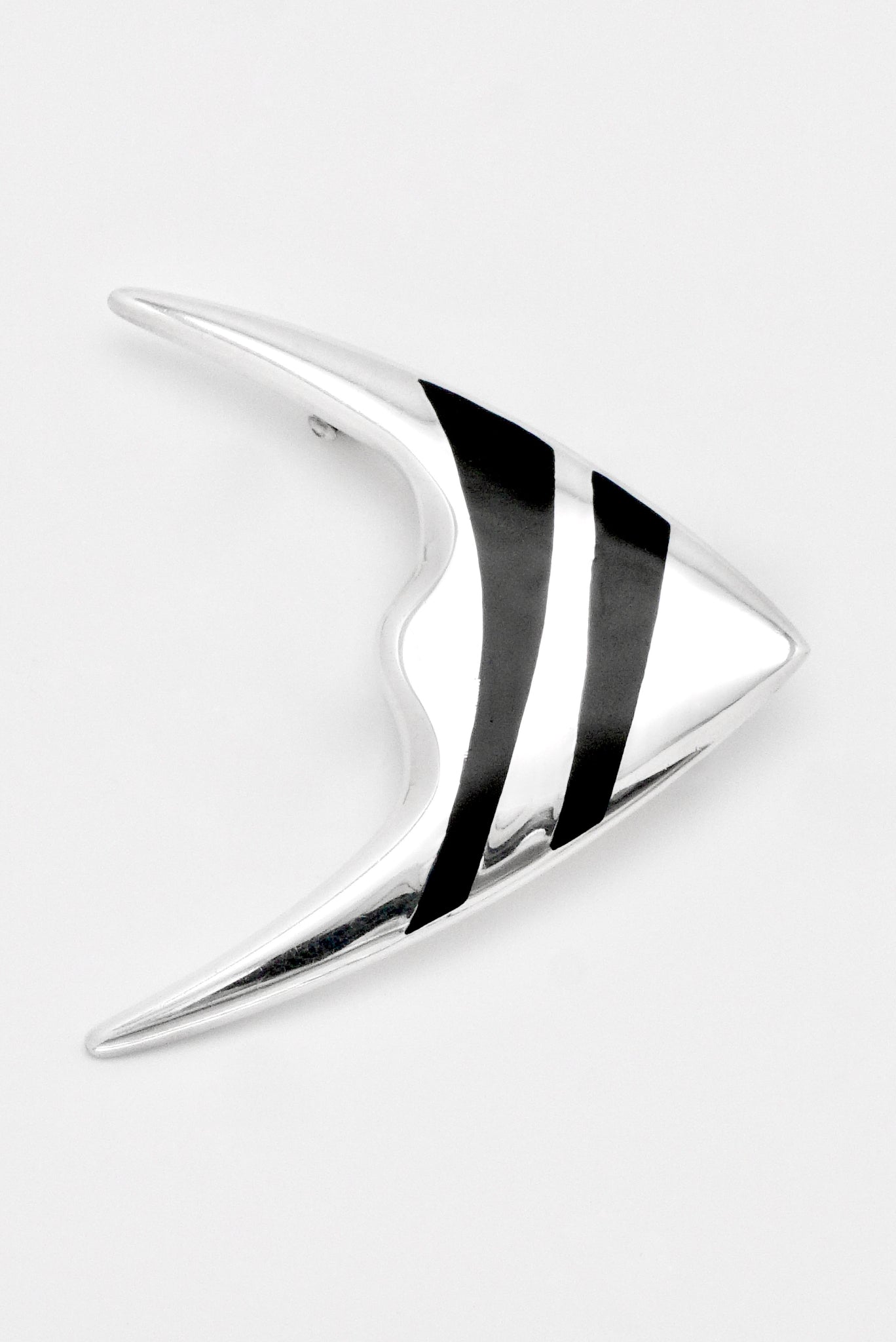 Vintage Meka Sterling Silver Enamel Fish Brooch Pin - Denmark