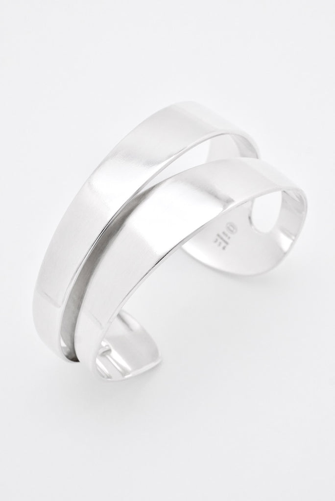 Vintage Georg Jensen Sterling Silver Wrap Cuff - Design 356 Regitze Overgaard