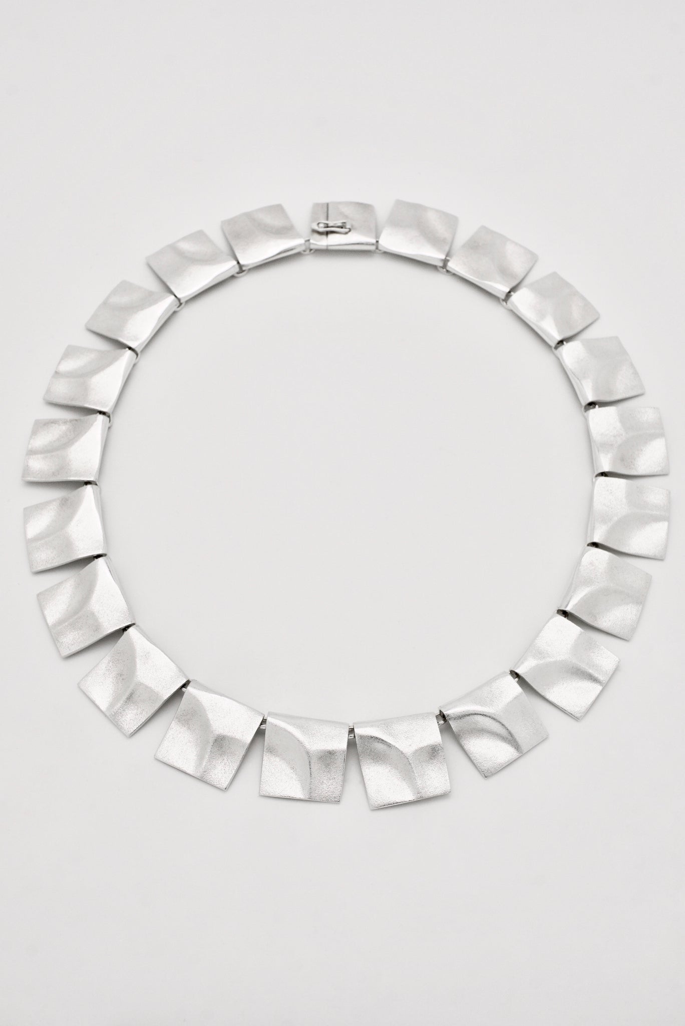 Vintage Lapponia Sterling Silver Galactic Peaks Necklace - Bjorn Weckstrom