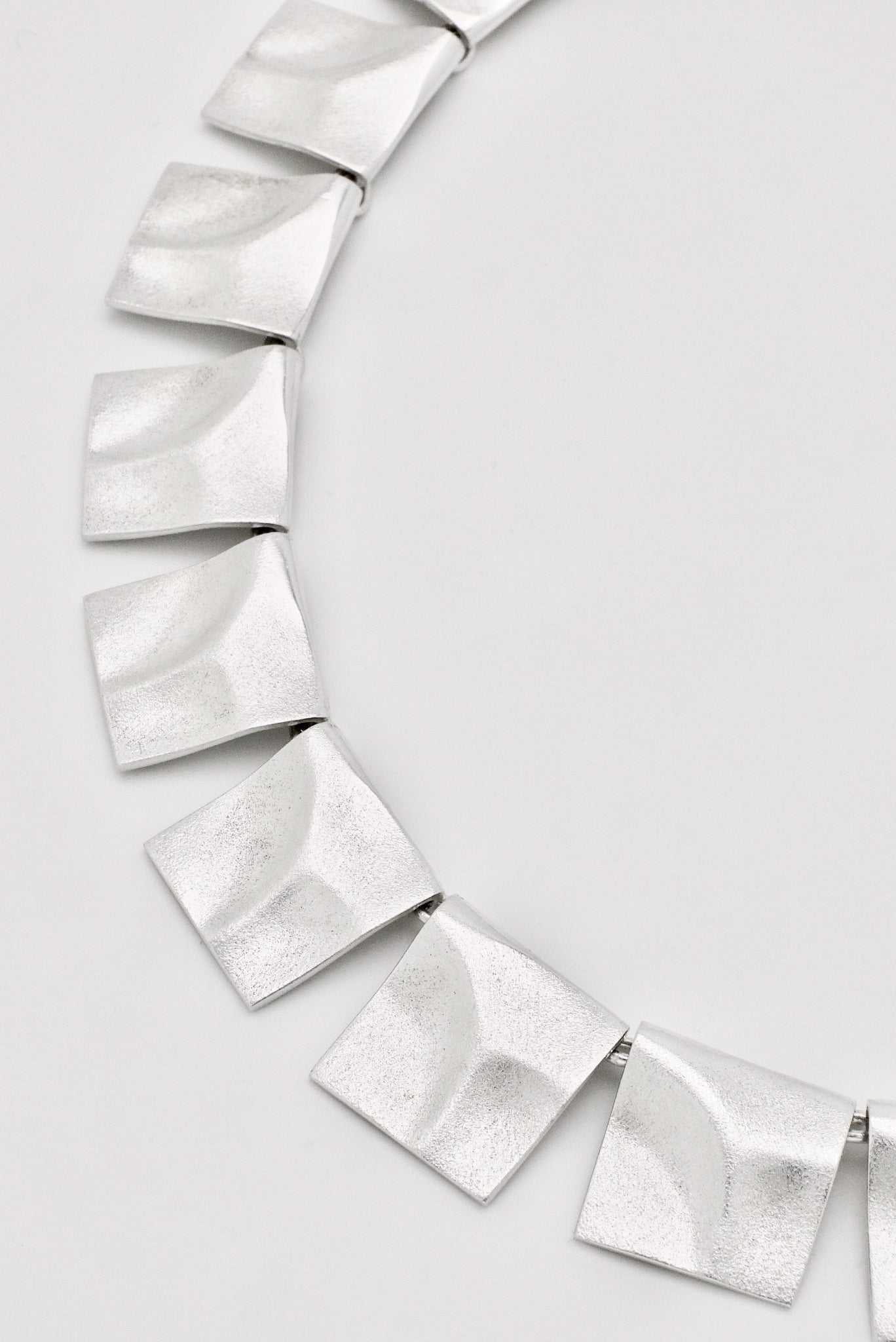 Vintage Lapponia Sterling Silver Galactic Peaks Necklace - Bjorn Weckstrom
