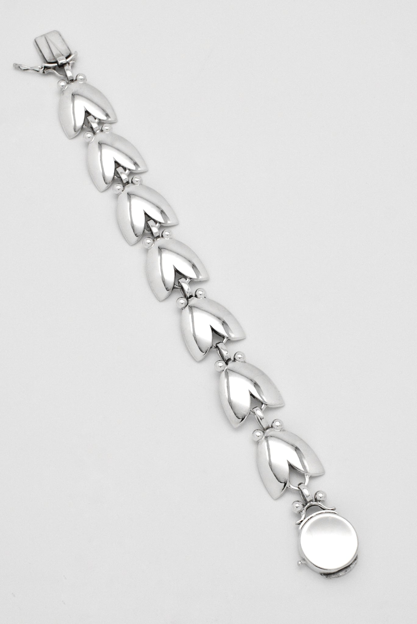 Vintage Georg Jensen Sterling Silver Tulip Bracelet - design 93 Harald Nielsen