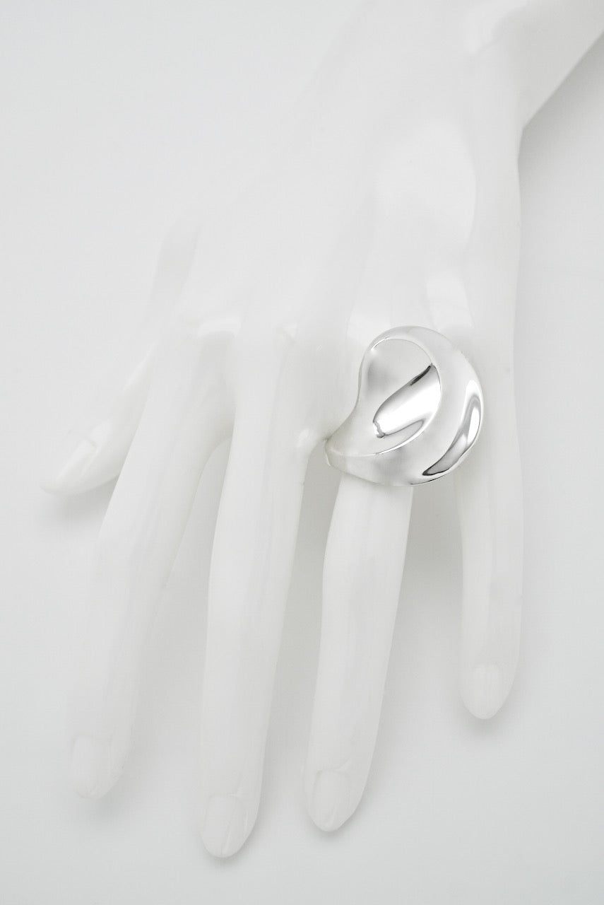 Vintage Georg Jensen Sterling Silver Double Petal Ring - Hans Hansen