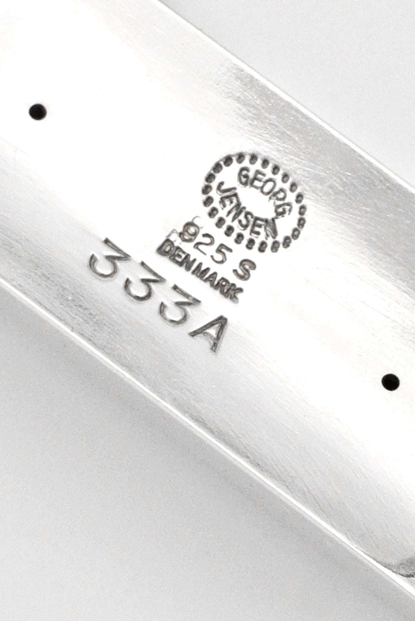 Vintage Georg Jensen Sterling Silver Enamel Bar Brooch - Design 333A Nanna Ditzel