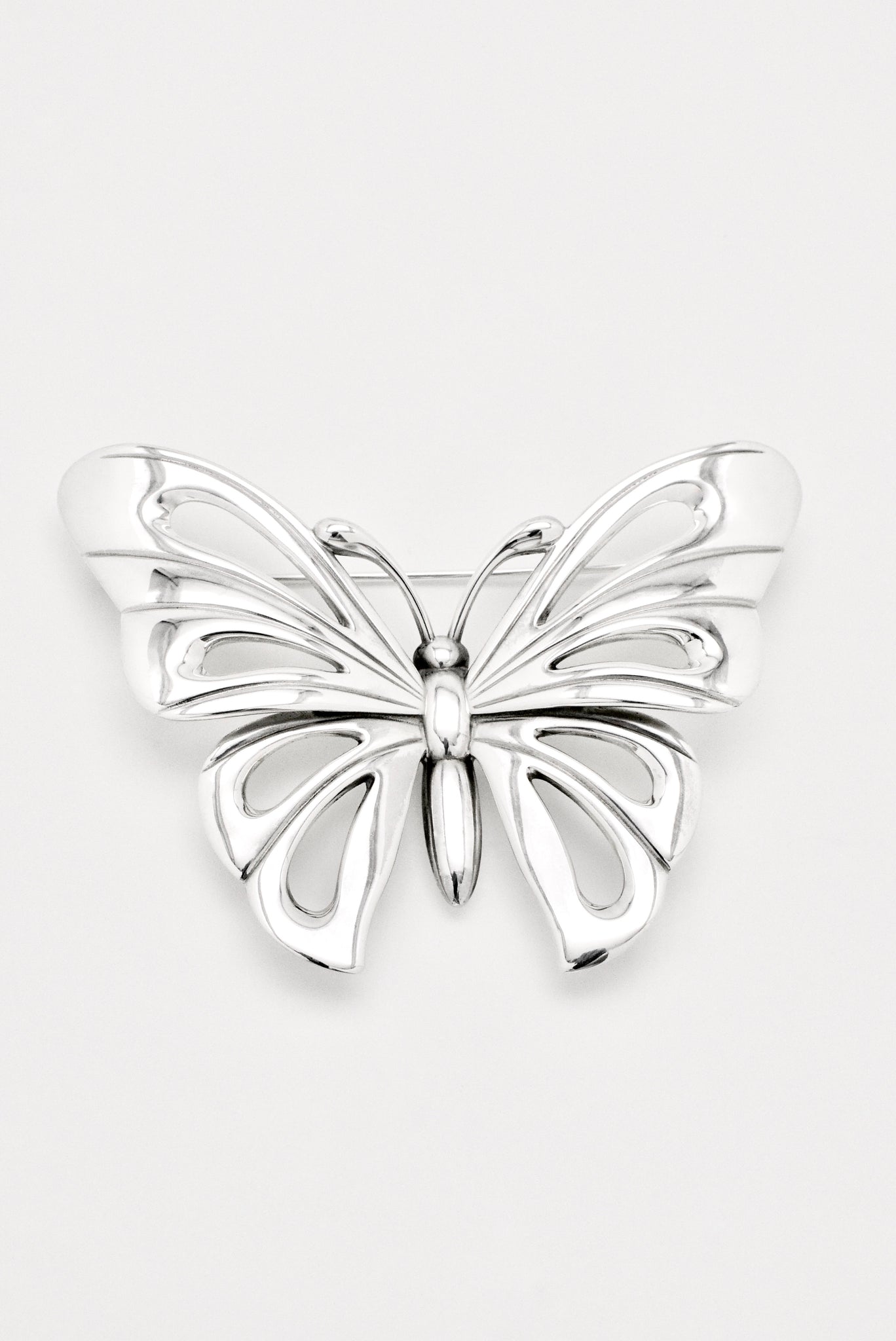 Vintage Georg Jensen Sterling Silver Butterfly Brooch - Design 563 Jordan Askill