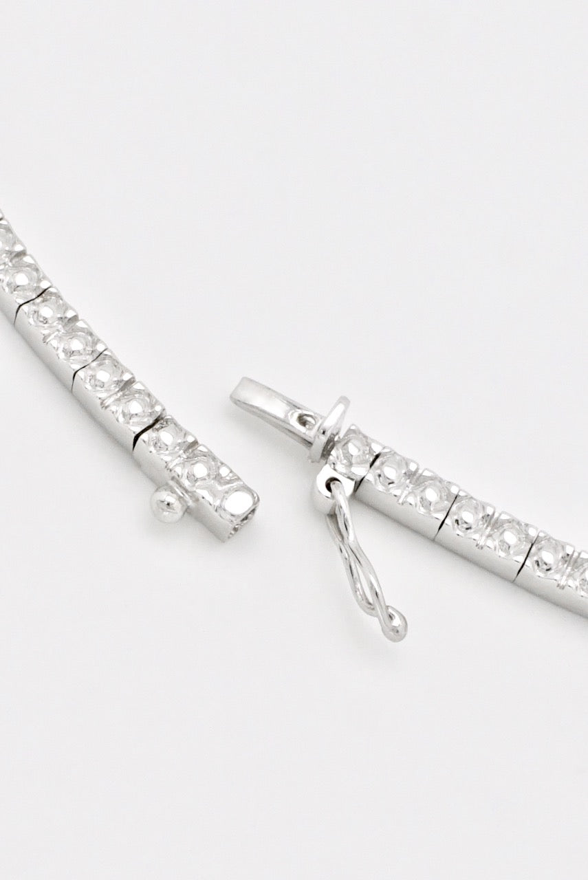 Vintage Gemayel Diamond Collar Ribbon Necklace
