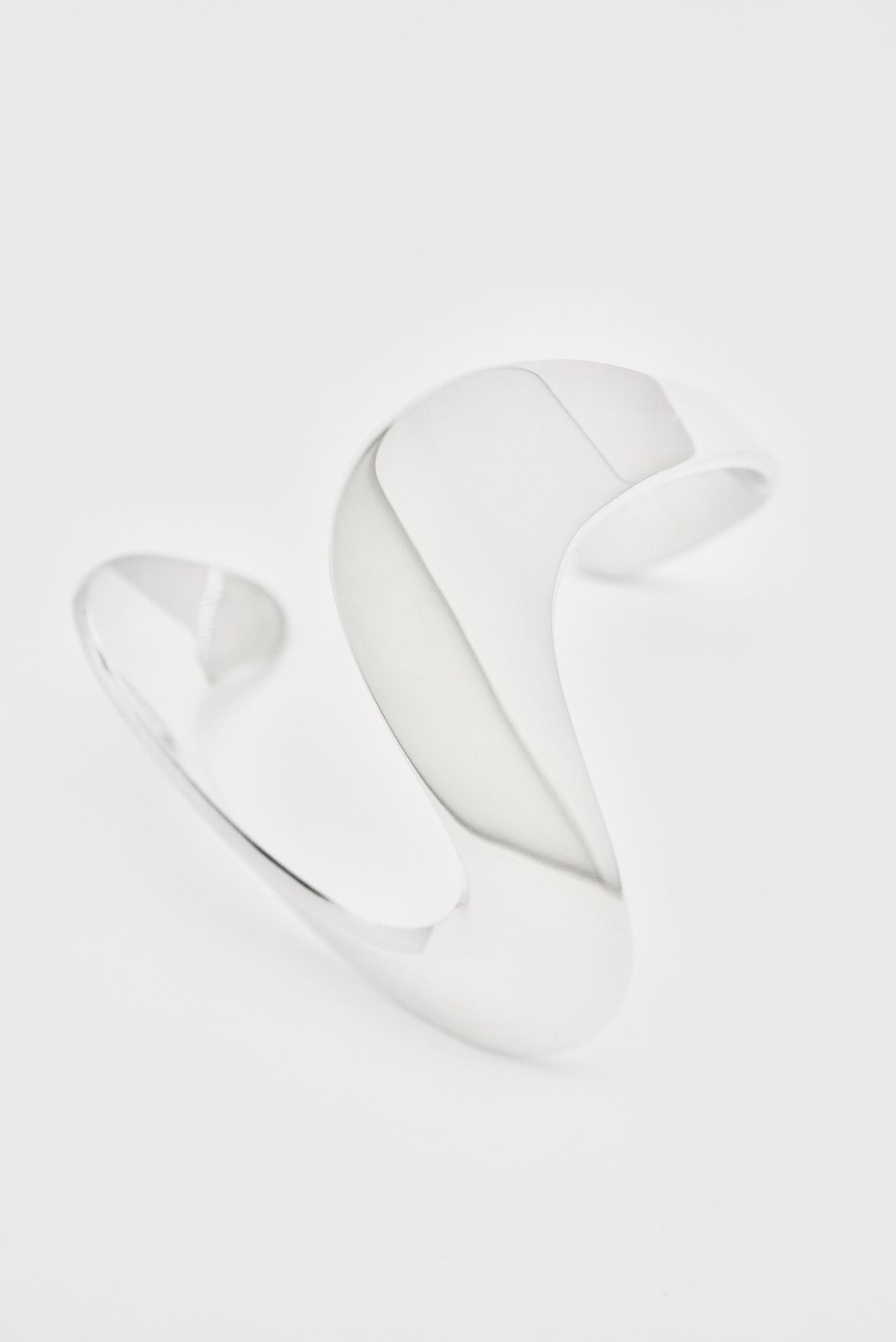 Vintage Georg Jensen Sterling Silver Whiplash Bangle Cuff - Design A7C Andreas Mikkelsen