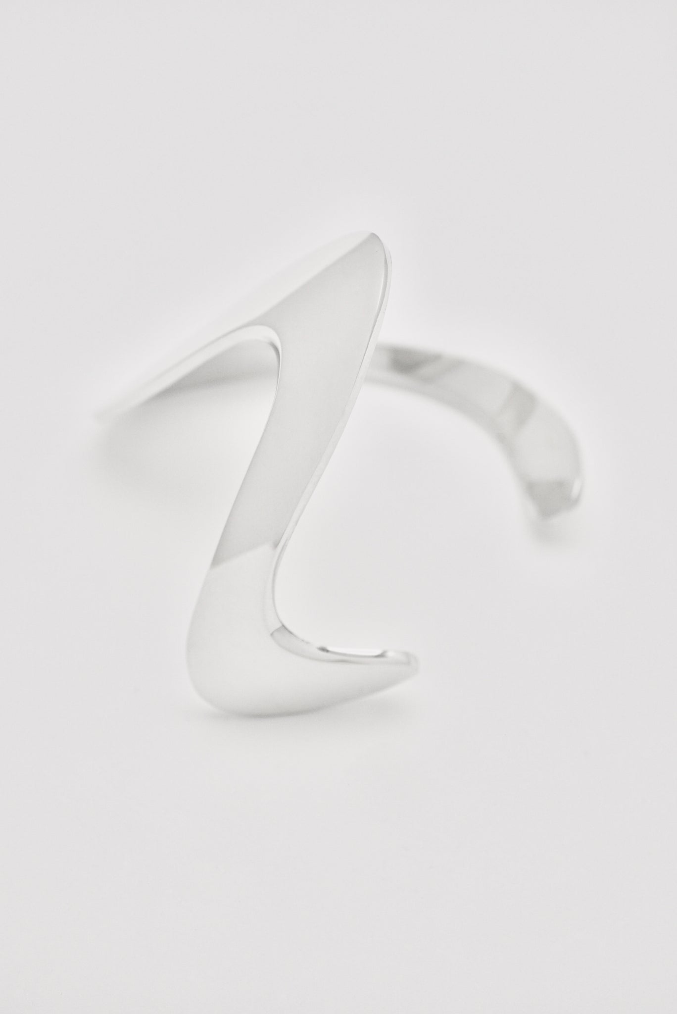 Vintage Georg Jensen Sterling Silver Whiplash Bangle Cuff - Design A7C Andreas Mikkelsen