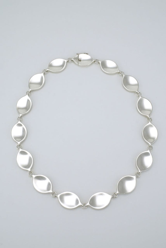 Georg Jensen modernist silver link necklace - design 171
