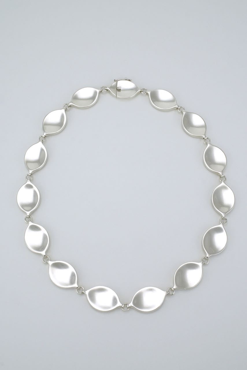 Georg Jensen modernist silver link necklace - design 171