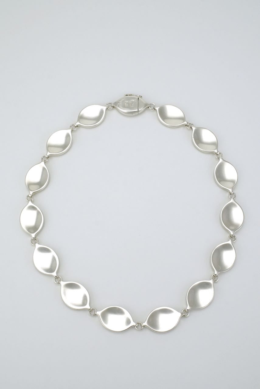 Georg Jensen modernist silver link necklace - design 171