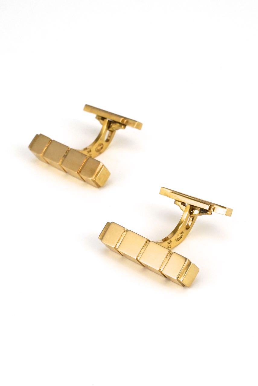Vintage Georg Jensen 18k yellow gold cufflinks - design 1064C Henry Pilstrup