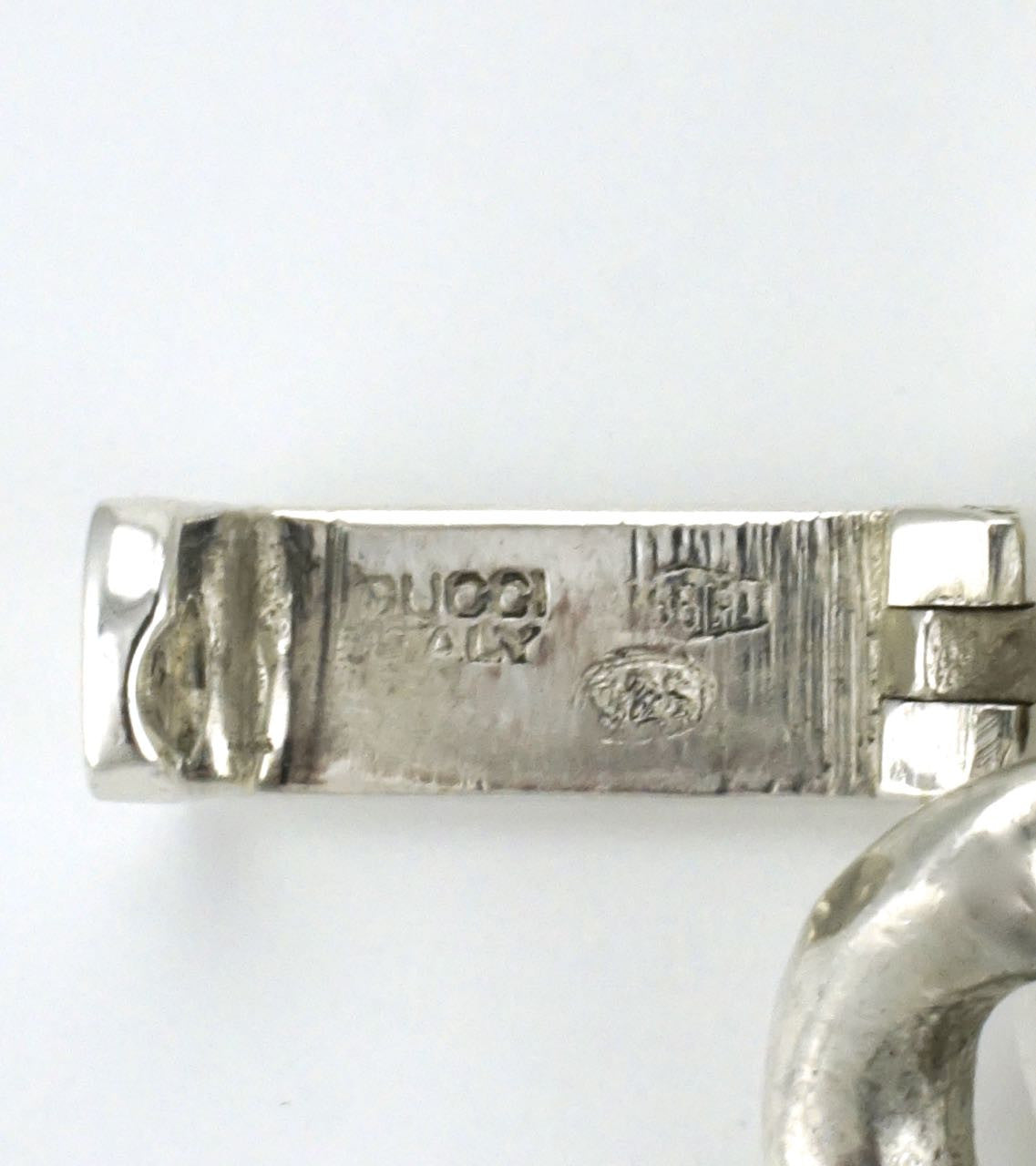 Gucci silver belt buckle bracelet - Antonio Fallaci 1960s