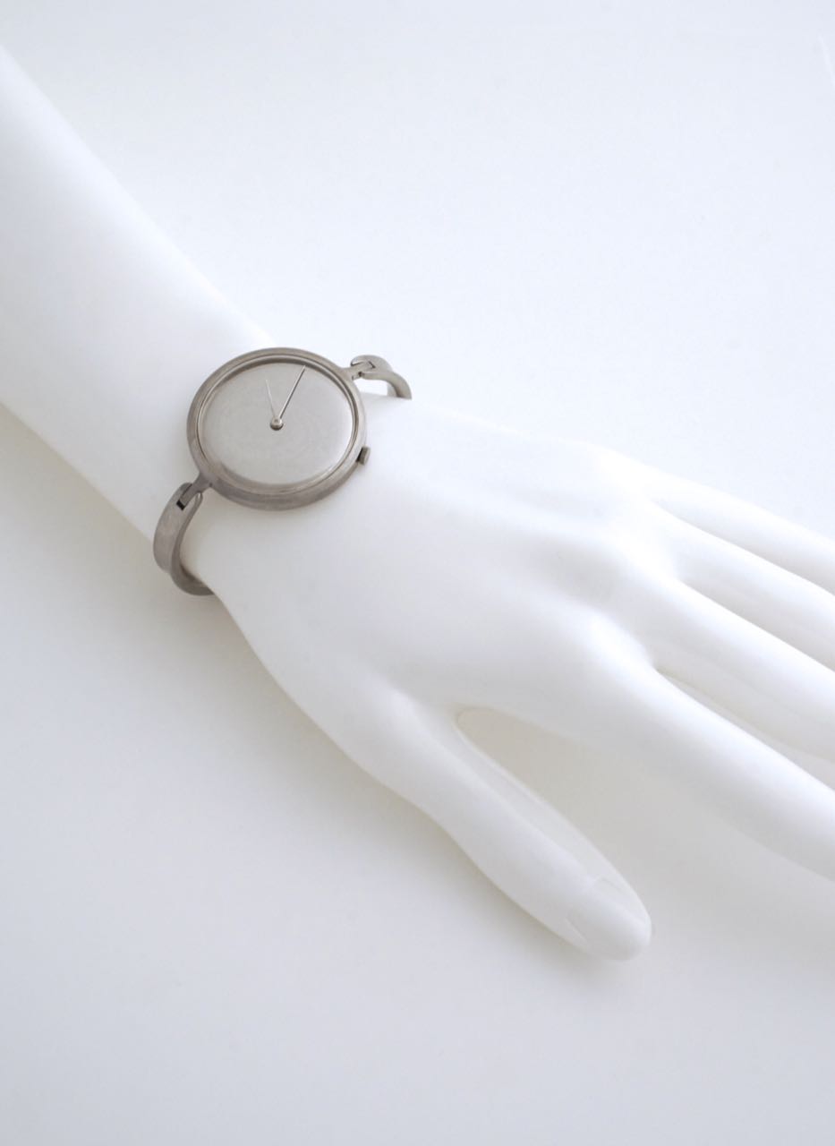 Vintage Georg Jensen Vivianna stainless steel manual watch - design 227 Torun