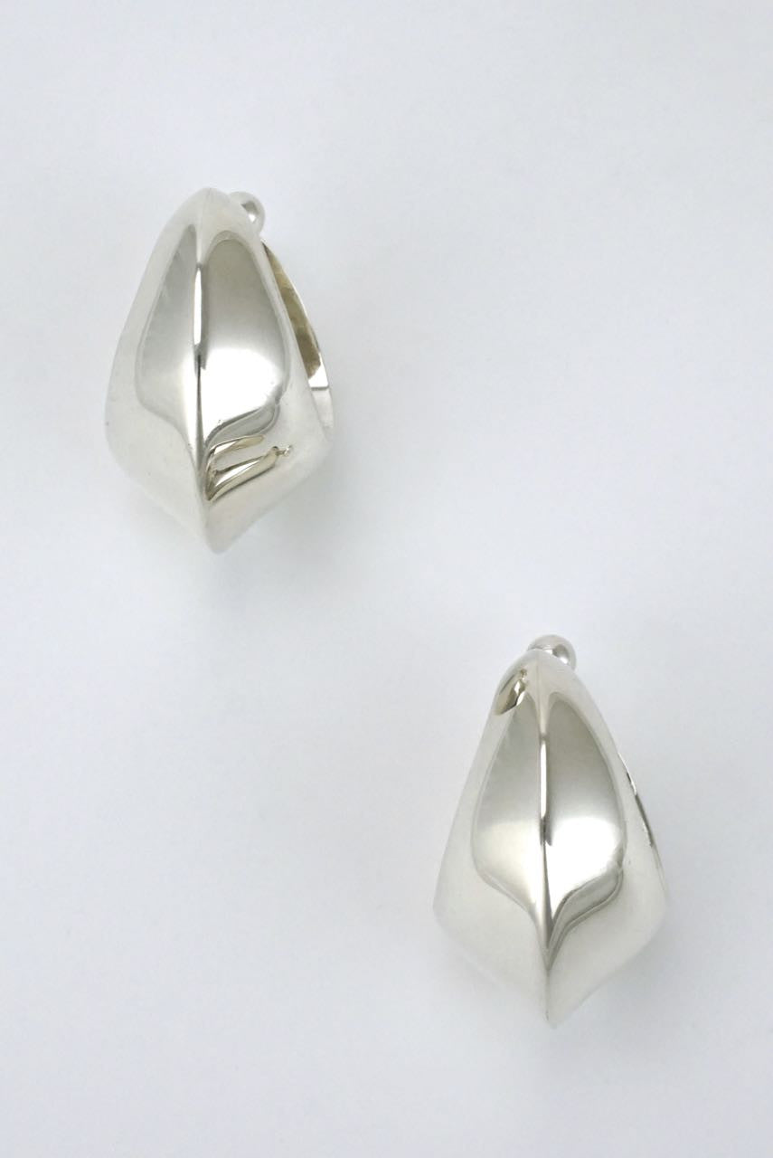 Georg Jensen silver ear slings - design 126