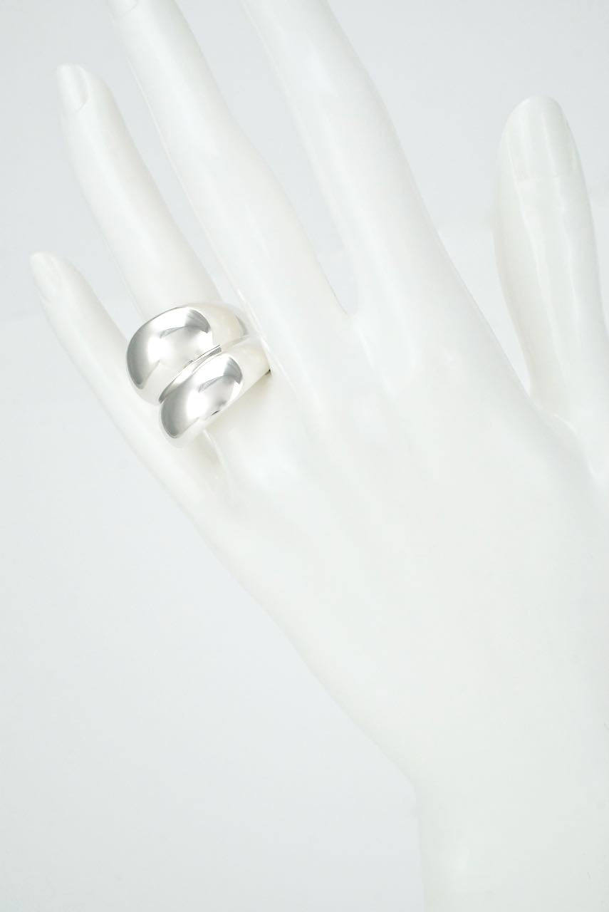 お気にいる Silver Sterling Jensen Georg Vintage Curve antiques-art-design  – Regitze 501 design - Ring アクセサリー