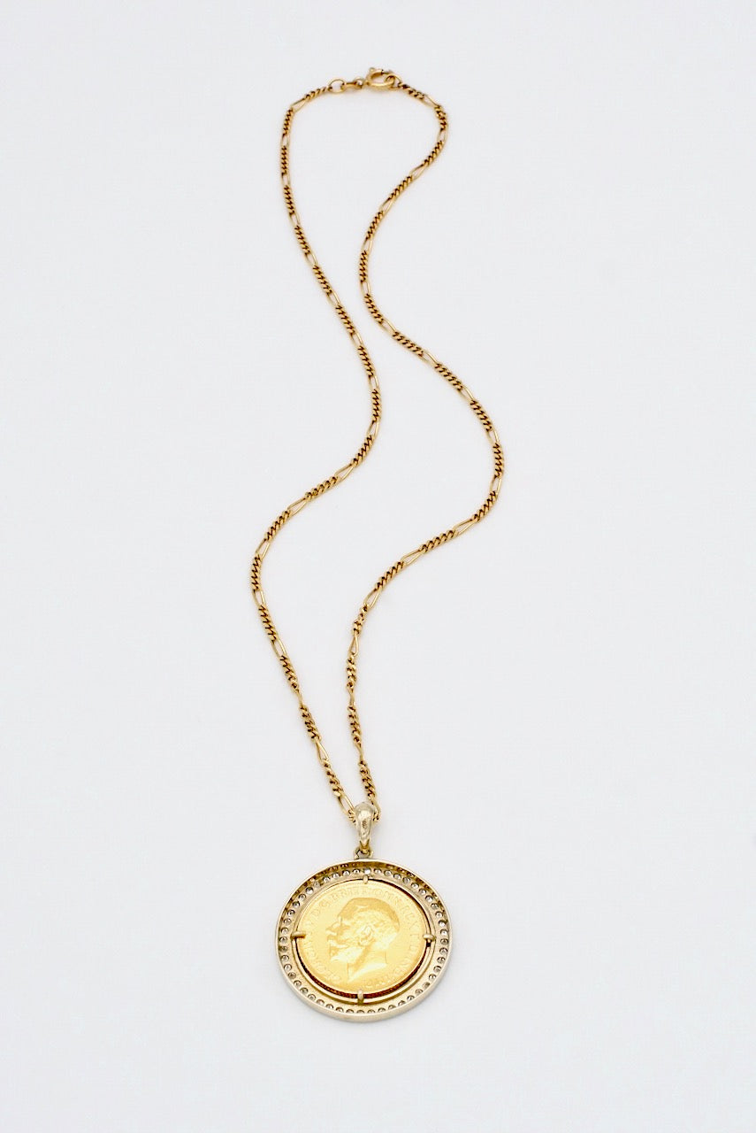 Italian 18kt Gold Over Sterling Replica Lira Coin Byzantine Necklace |  Ross-Simons | Byzantine necklace, Necklace, Sale necklace