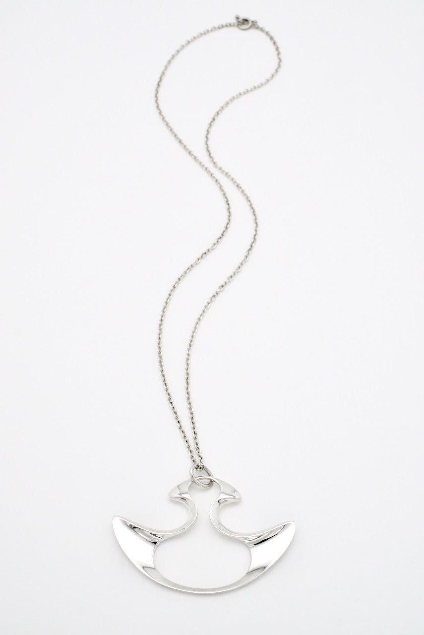 Vintage Georg Jensen Sterling Silver Abstract Pendant - Henning Koppel design 153