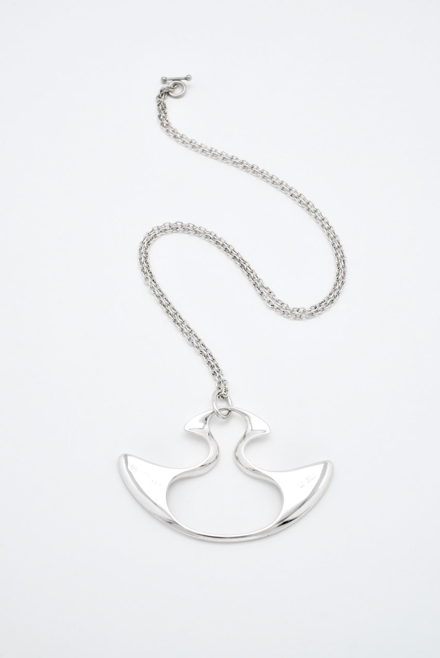Vintage Georg Jensen Sterling Silver Abstract Pendant - Henning Koppel design 153