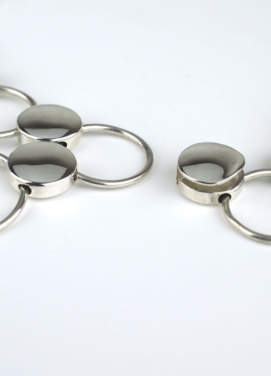Georg Jensen silver dot collier necklace - design 464 Regitze Overgaard