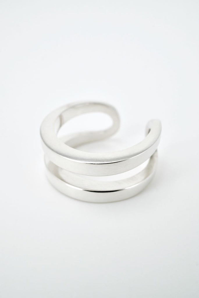 Vintage Georg Jensen Sterling Silver Loop Ring - Design 218
