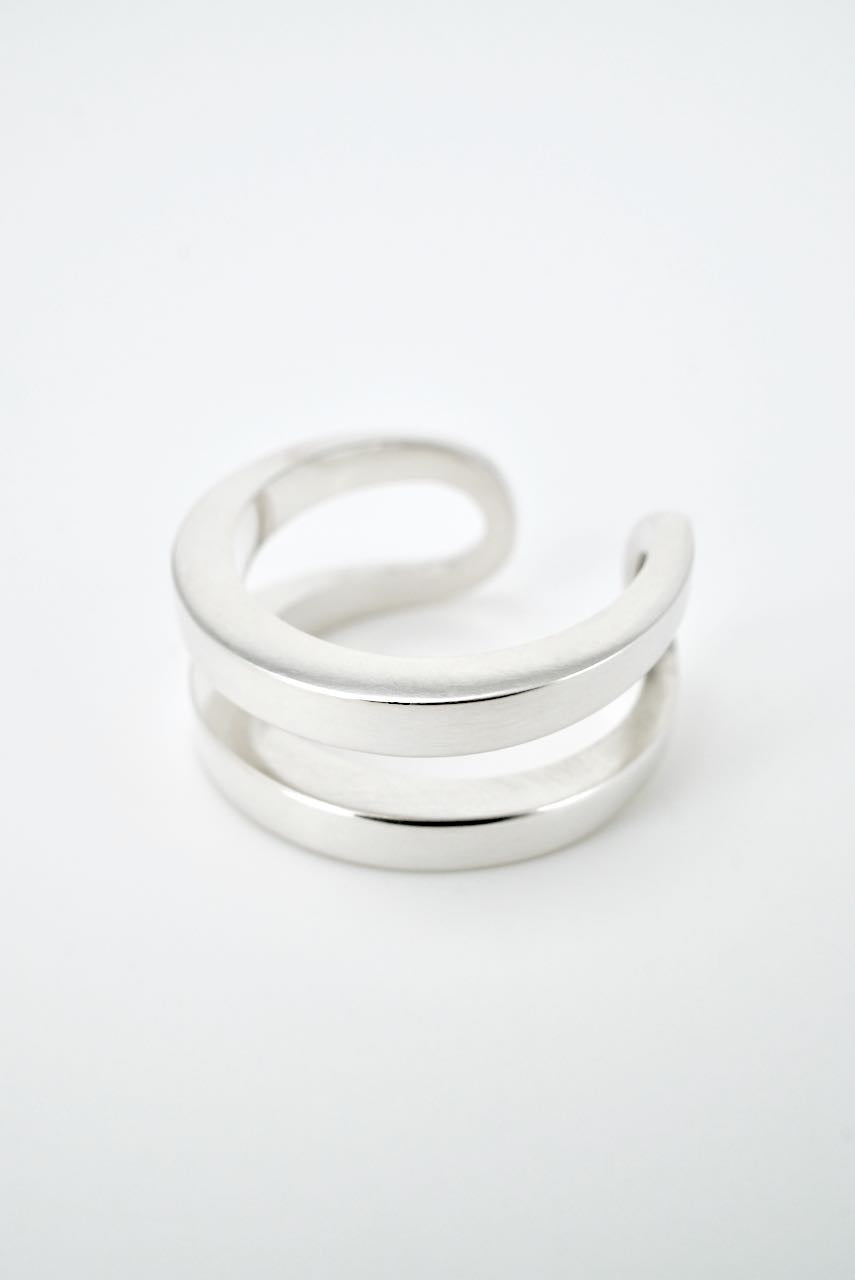 Vintage Georg Jensen Sterling Silver Loop Ring - Design 218