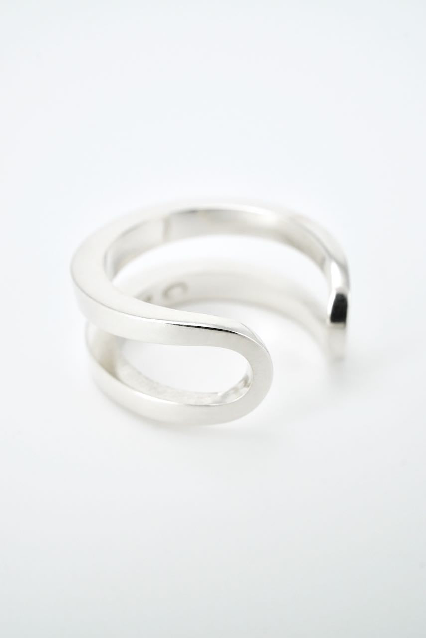 Vintage Georg Jensen Sterling Silver Loop Ring - Design 218