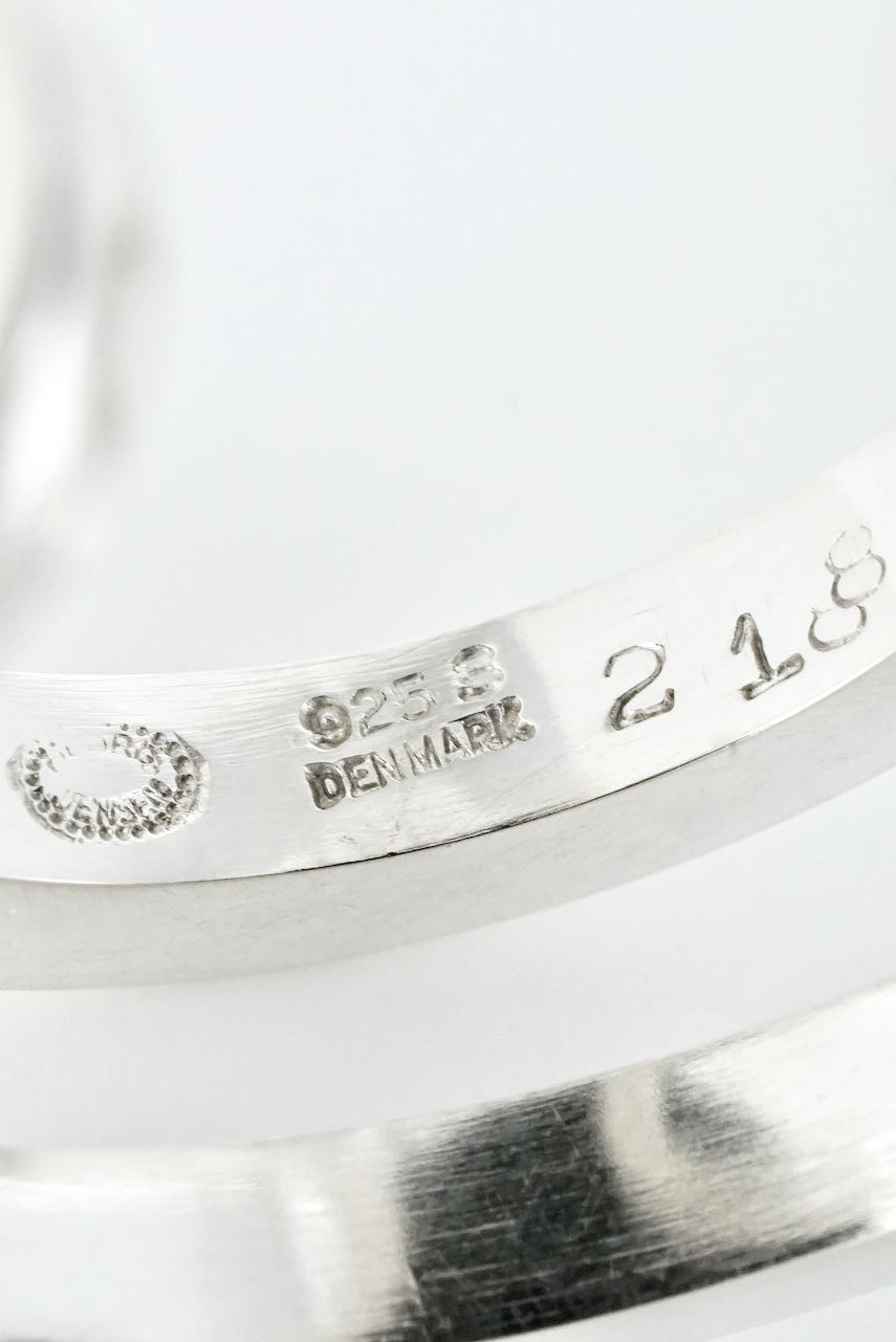 Vintage Georg Jensen Sterling Silver Loop Ring - Design 218