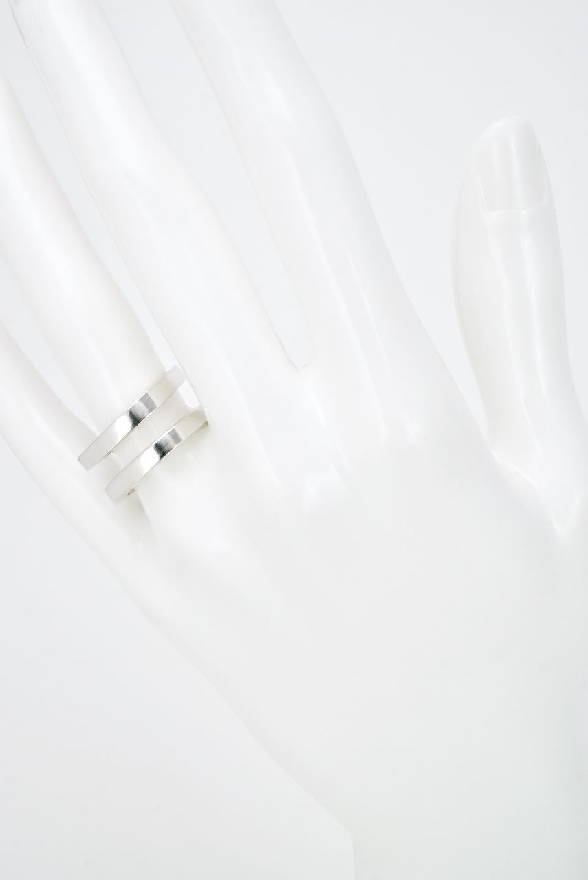Vintage Georg Jensen Sterling Silver Loop Ring - Design 218