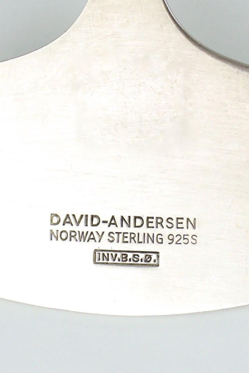 David Andersen silver hammer pendant neckring