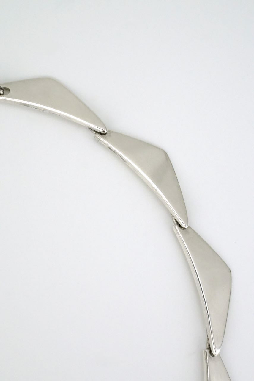 Hans Hansen silver peak necklace