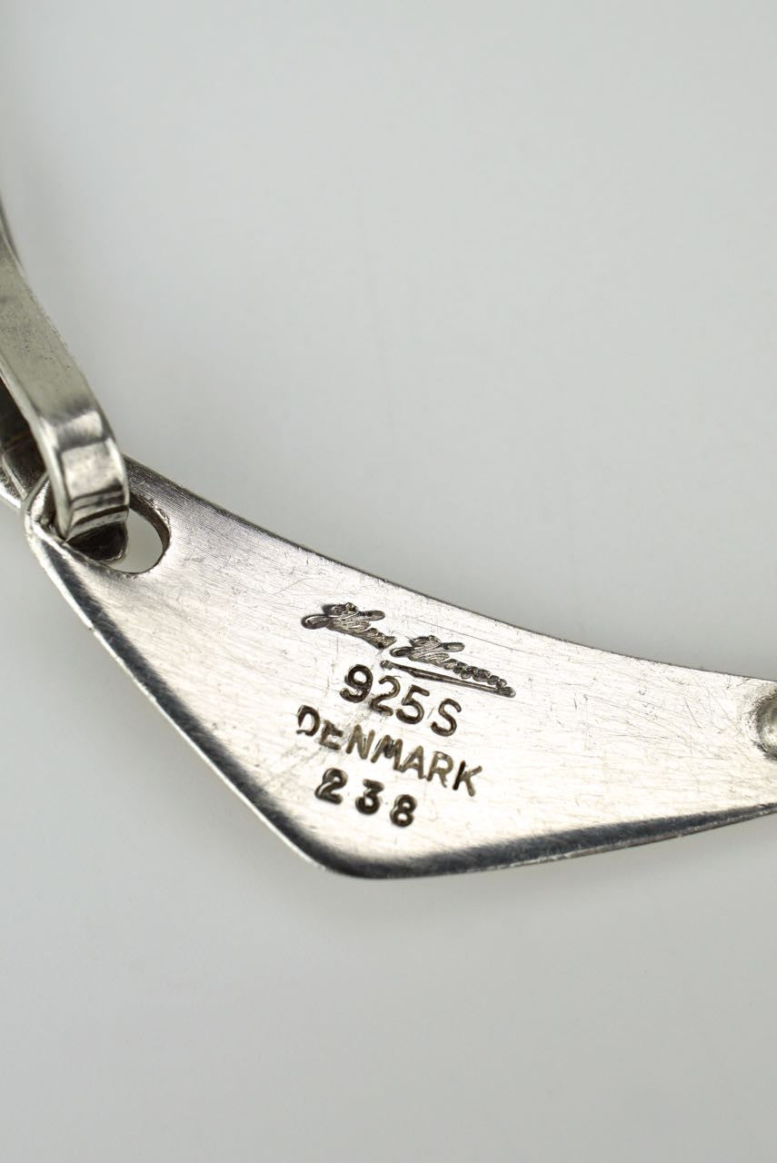 Hans Hansen silver peak bracelet - Denmark 1970s