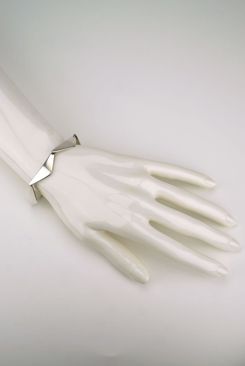 Hans Hansen silver peak bracelet - Denmark 1970s